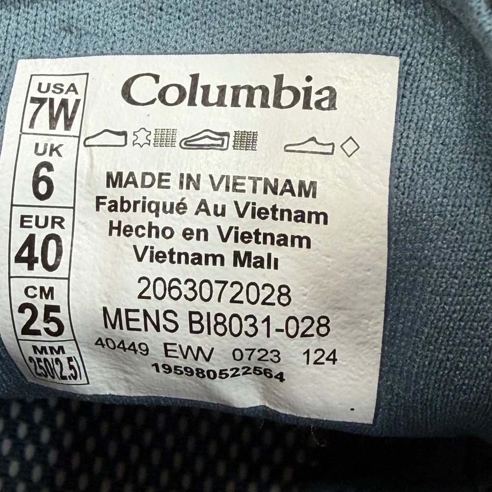 Columbia Mens 7W Boatside Relaxed PFG Wide Grill Mountain BI8031-028 New